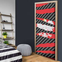 Poland Beast Door Cover Ripped Flag Graphic - Wonder Print Shop