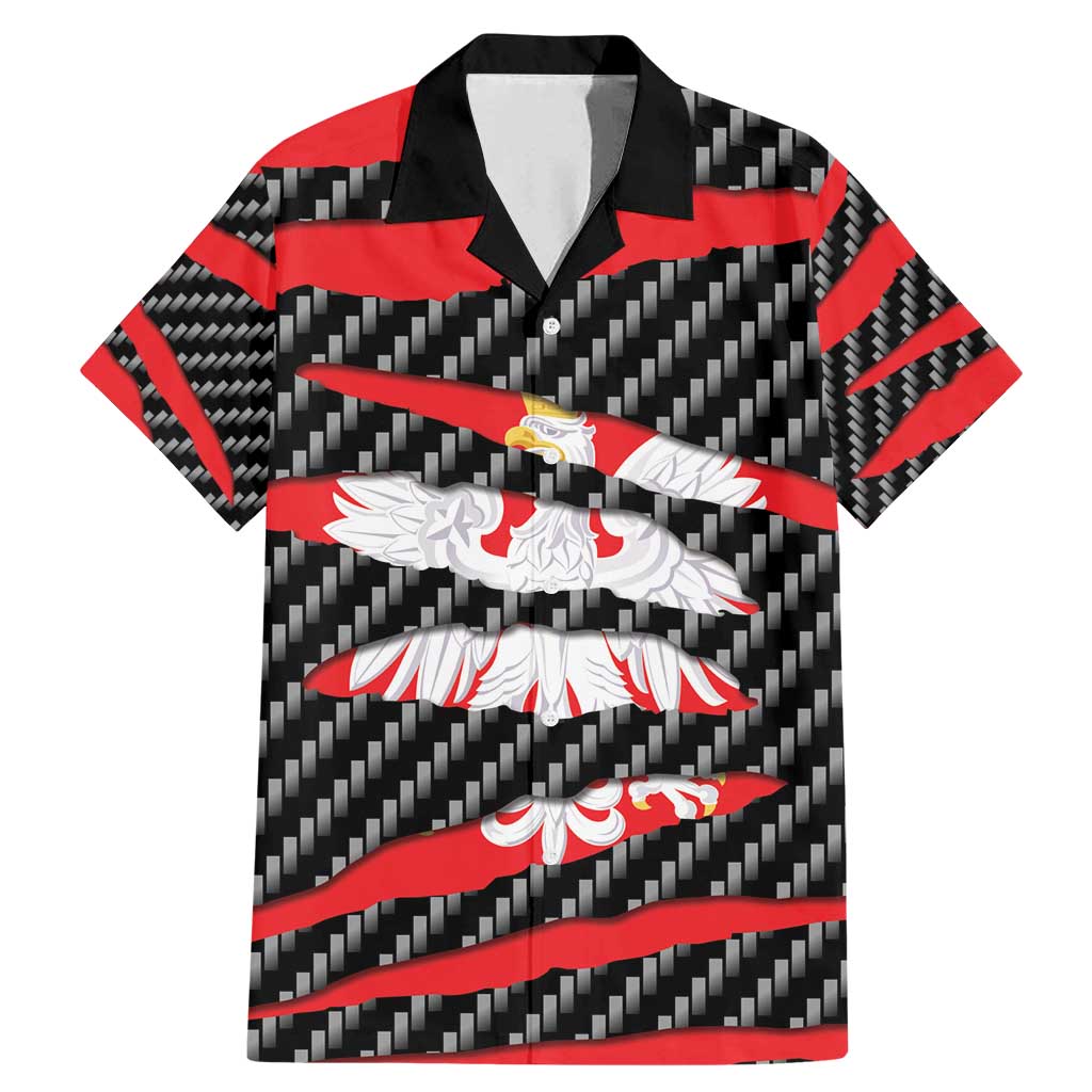 Poland Beast Family Matching Mermaid Dress and Hawaiian Shirt Ripped Flag Graphic - Wonder Print Shop