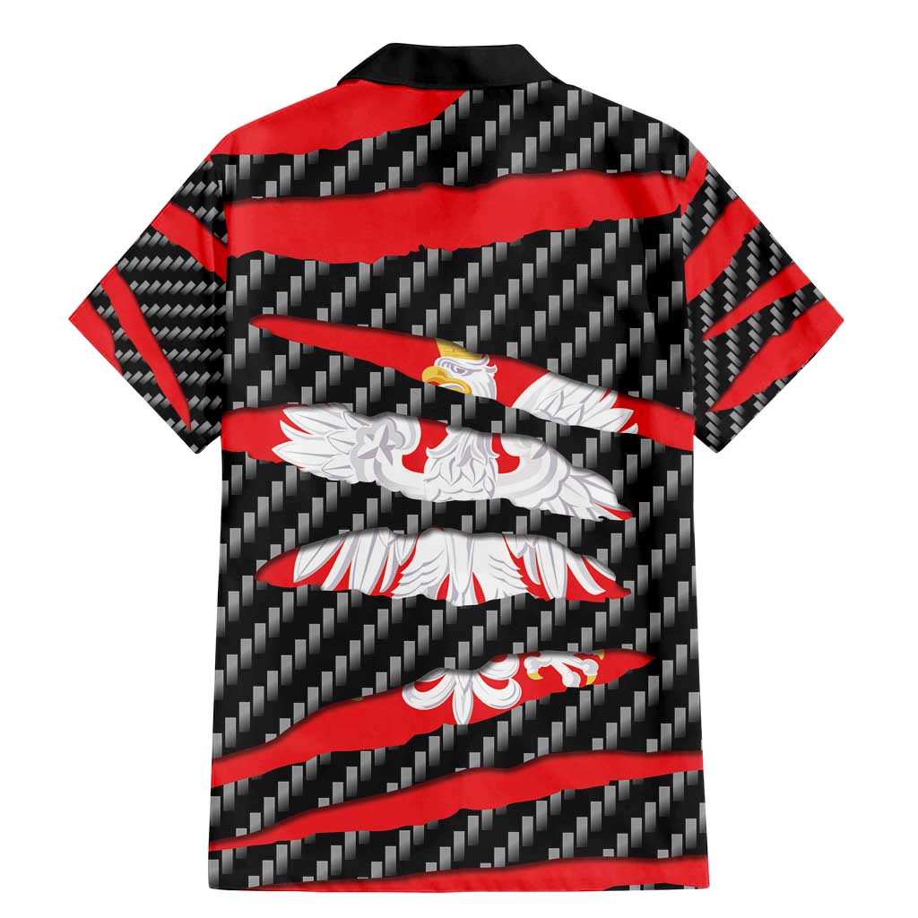 Poland Beast Family Matching Mermaid Dress and Hawaiian Shirt Ripped Flag Graphic - Wonder Print Shop
