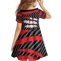 Poland Beast Family Matching Off Shoulder Short Dress and Hawaiian Shirt Ripped Flag Graphic - Wonder Print Shop