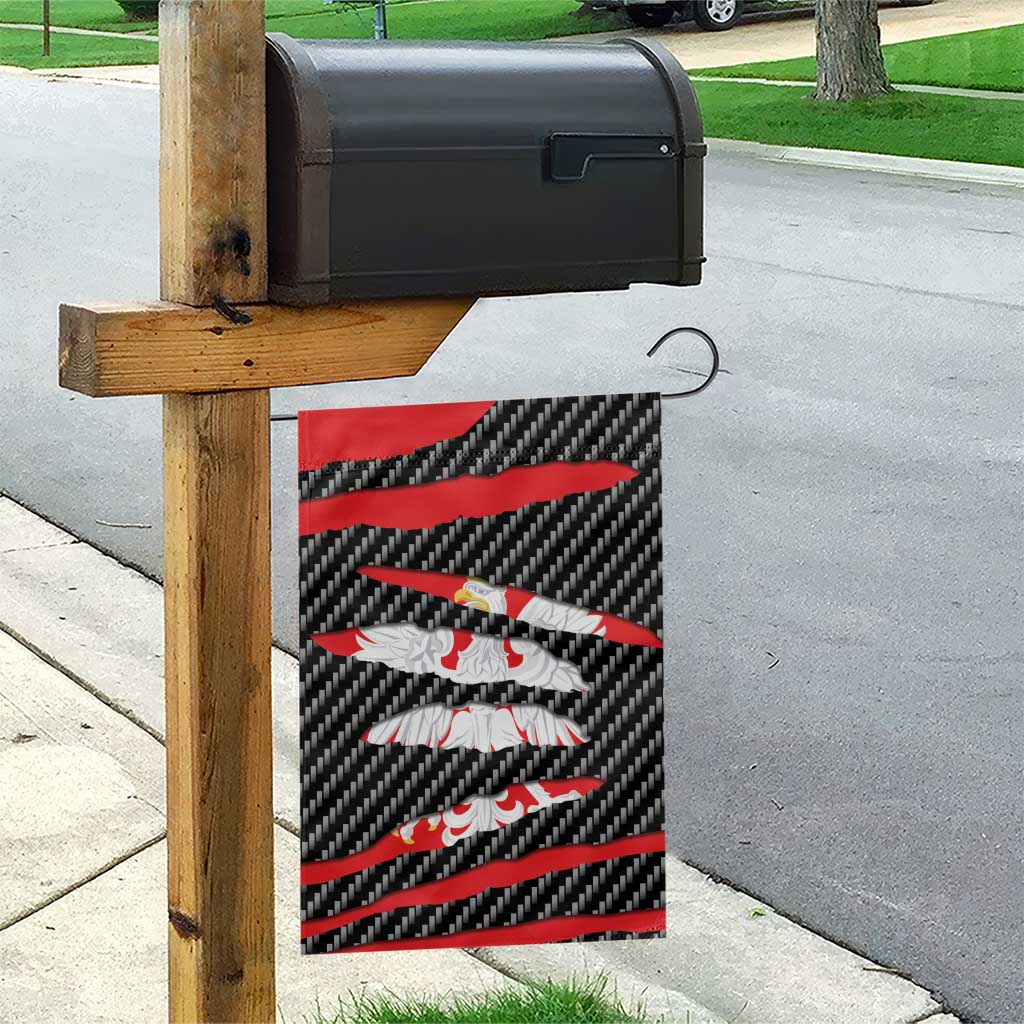 Poland Beast Garden Flag Ripped Flag Graphic - Wonder Print Shop