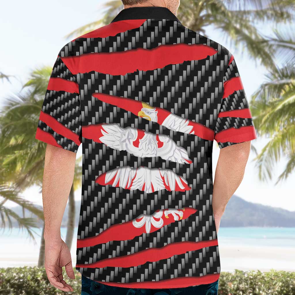 Poland Beast Hawaiian Shirt Ripped Flag Graphic - Wonder Print Shop