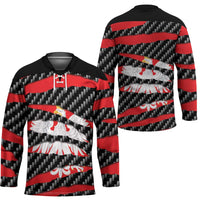 Poland Beast Hockey Jersey Ripped Flag Graphic - Wonder Print Shop