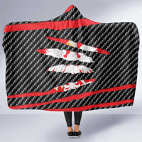 Poland Beast Hooded Blanket Ripped Flag Graphic - Wonder Print Shop