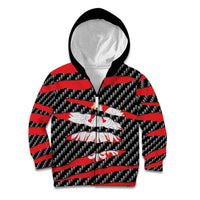 Poland Beast Kid Hoodie Ripped Flag Graphic - Wonder Print Shop
