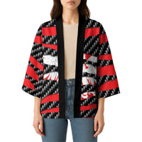 Poland Beast Kimono Ripped Flag Graphic - Wonder Print Shop