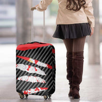 Poland Beast Luggage Cover Ripped Flag Graphic - Wonder Print Shop
