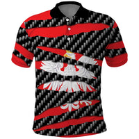 Poland Beast Polo Shirt Ripped Flag Graphic - Wonder Print Shop