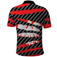 Poland Beast Polo Shirt Ripped Flag Graphic - Wonder Print Shop