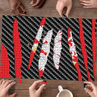 Poland Beast Puzzle Ripped Flag Graphic - Wonder Print Shop