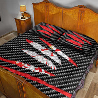 Poland Beast Quilt Bed Set Ripped Flag Graphic - Wonder Print Shop