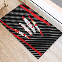 Poland Beast Rubber Doormat Ripped Flag Graphic - Wonder Print Shop