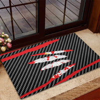 Poland Beast Rubber Doormat Ripped Flag Graphic - Wonder Print Shop