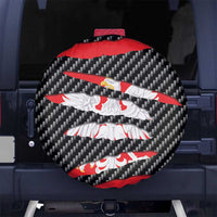 Poland Beast Spare Tire Cover Ripped Flag Graphic - Wonder Print Shop