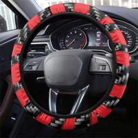 Poland Beast Steering Wheel Cover Ripped Flag Graphic - Wonder Print Shop