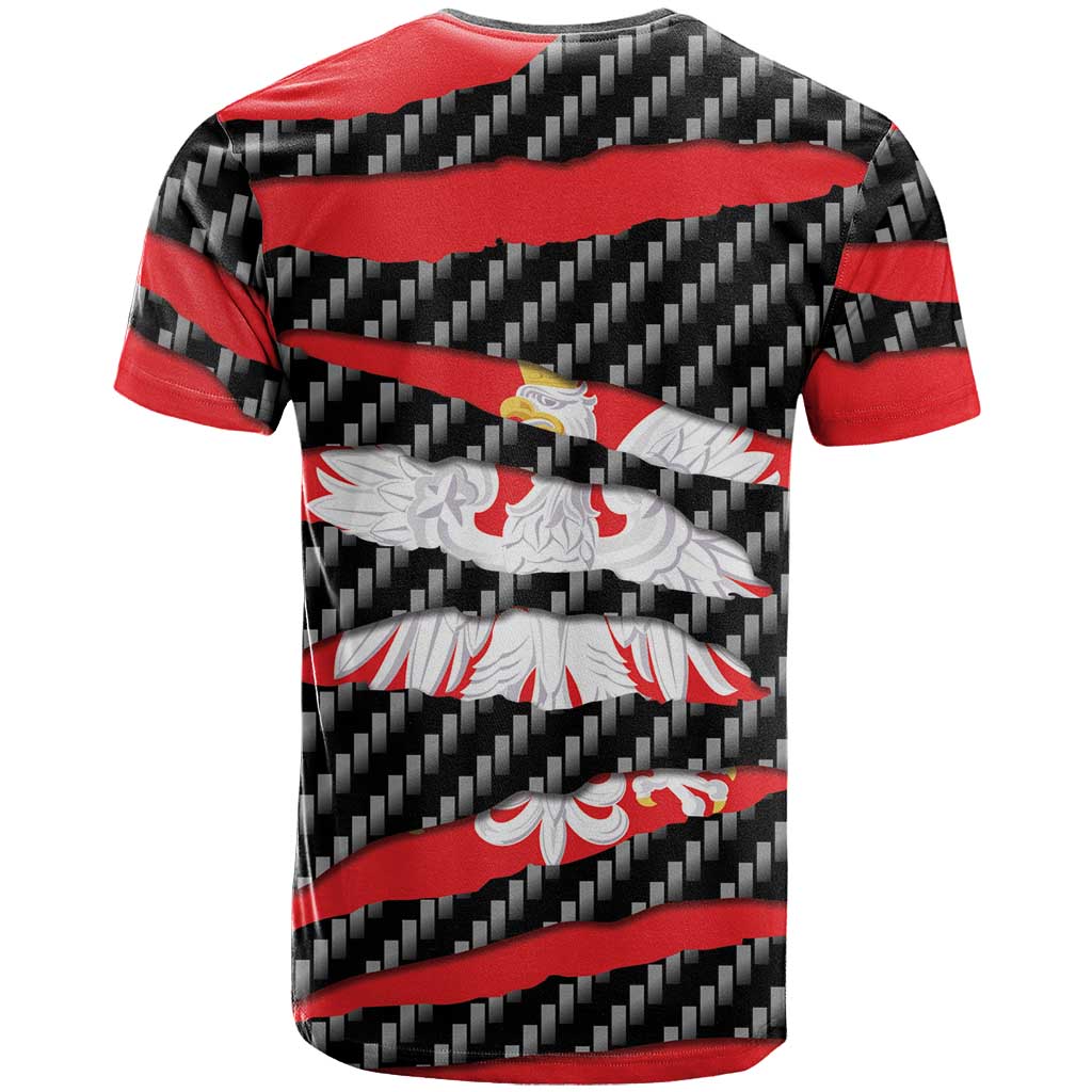 Poland Beast T Shirt Ripped Flag Graphic - Wonder Print Shop