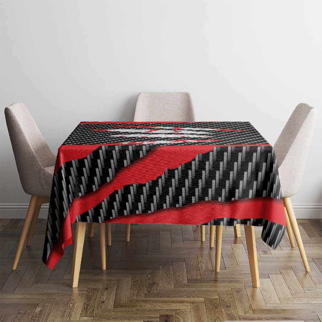 Poland Beast Tablecloth Ripped Flag Graphic - Wonder Print Shop