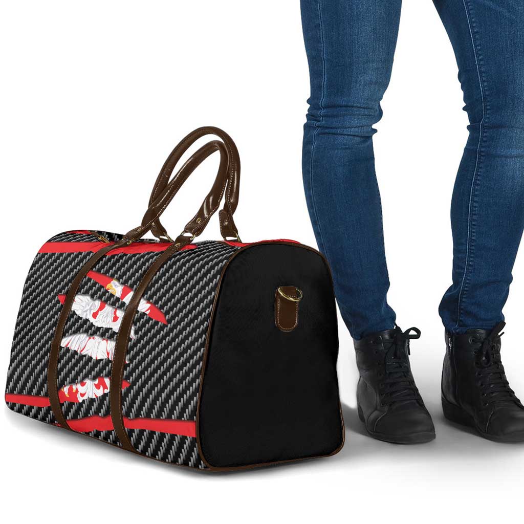 Poland Beast Travel Bag Ripped Flag Graphic - Wonder Print Shop