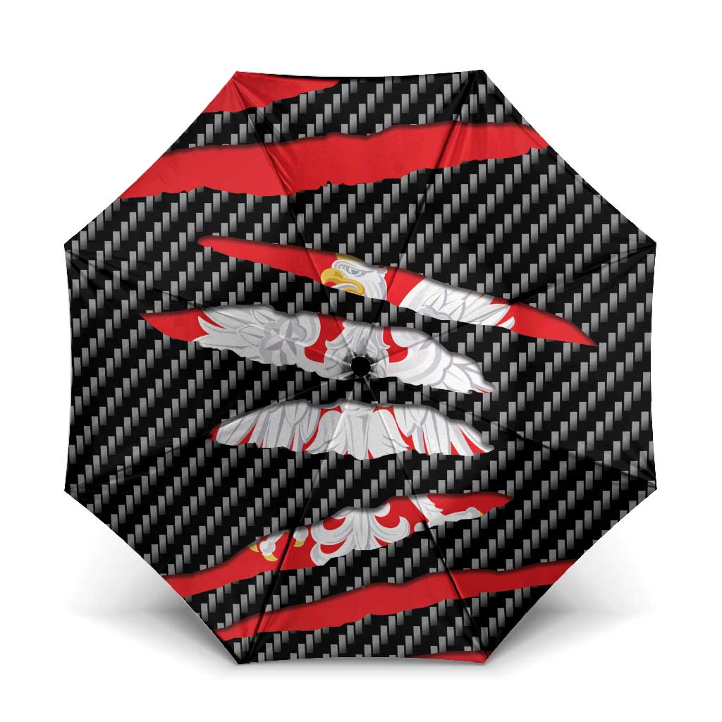 Poland Beast Umbrella Ripped Flag Graphic - Wonder Print Shop
