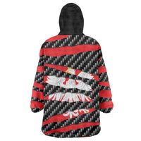 Poland Beast Wearable Blanket Hoodie Ripped Flag Graphic - Wonder Print Shop