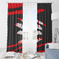 Poland Beast Window Curtain Ripped Flag Graphic - Wonder Print Shop