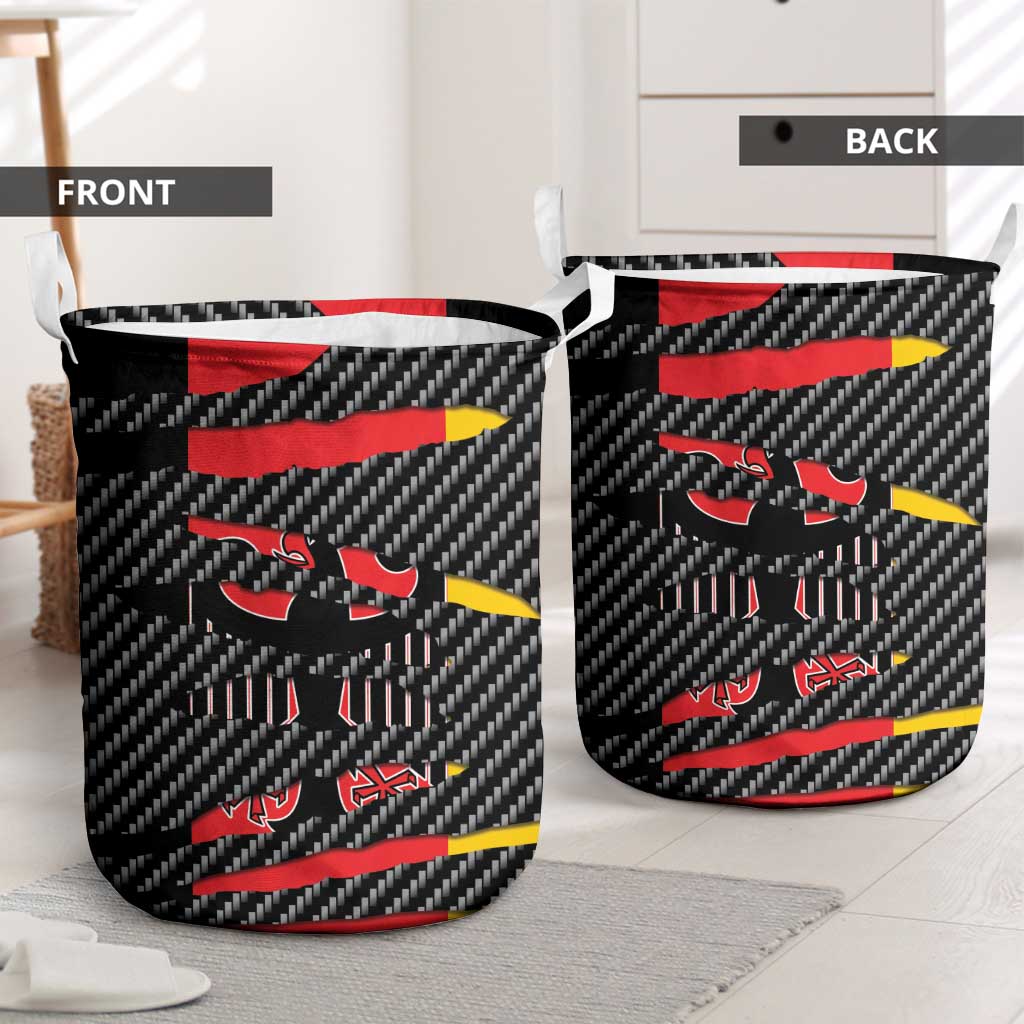 Germany Beast Laundry Basket Ripped Flag Graphic - Wonder Print Shop