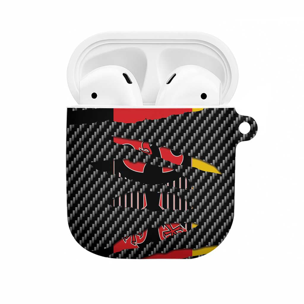 Germany Beast AirPods Case Ripped Flag Graphic - Wonder Print Shop