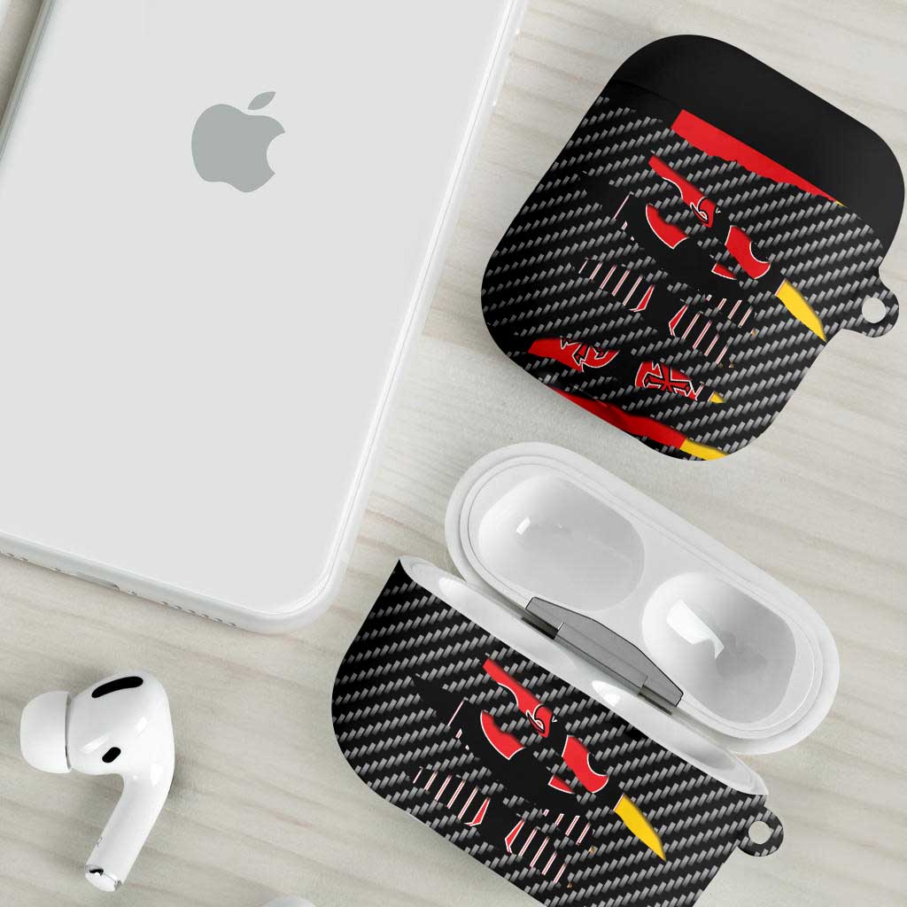 Germany Beast AirPods Case Ripped Flag Graphic - Wonder Print Shop