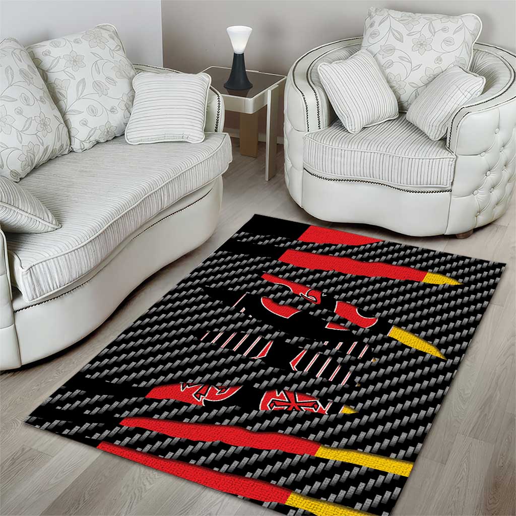 Germany Beast Area Rug Ripped Flag Graphic - Wonder Print Shop