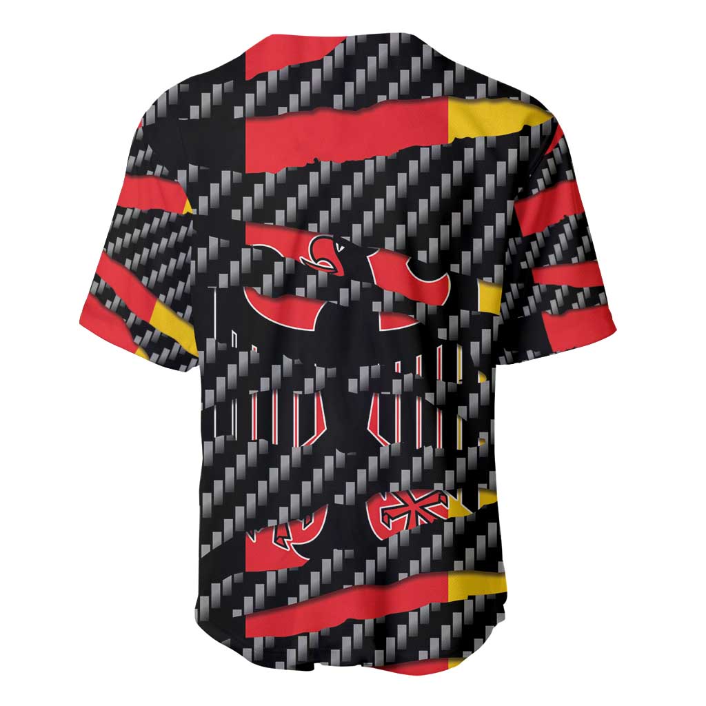Germany Beast Baseball Jersey Ripped Flag Graphic - Wonder Print Shop