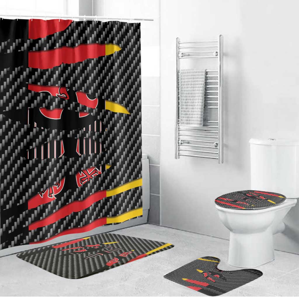 Germany Beast Bathroom Set Ripped Flag Graphic - Wonder Print Shop