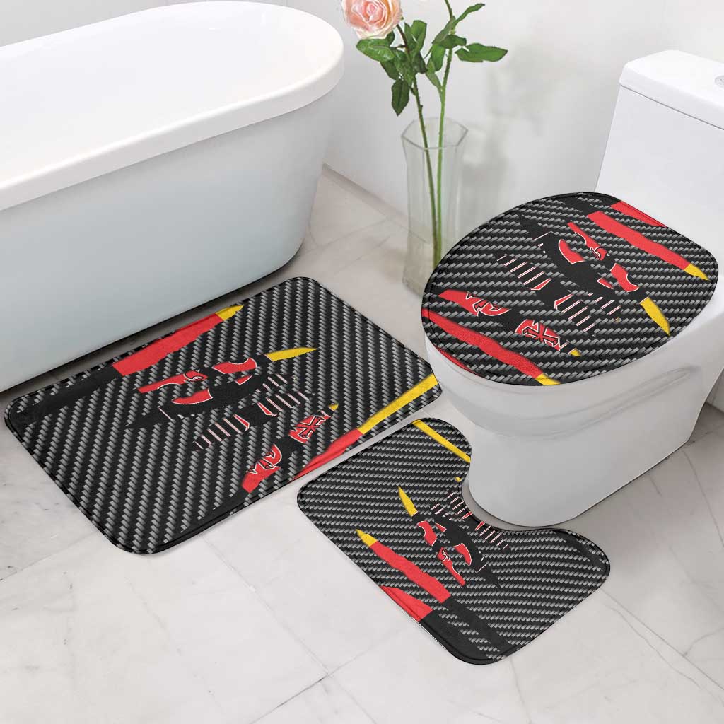 Germany Beast Bathroom Set Ripped Flag Graphic - Wonder Print Shop