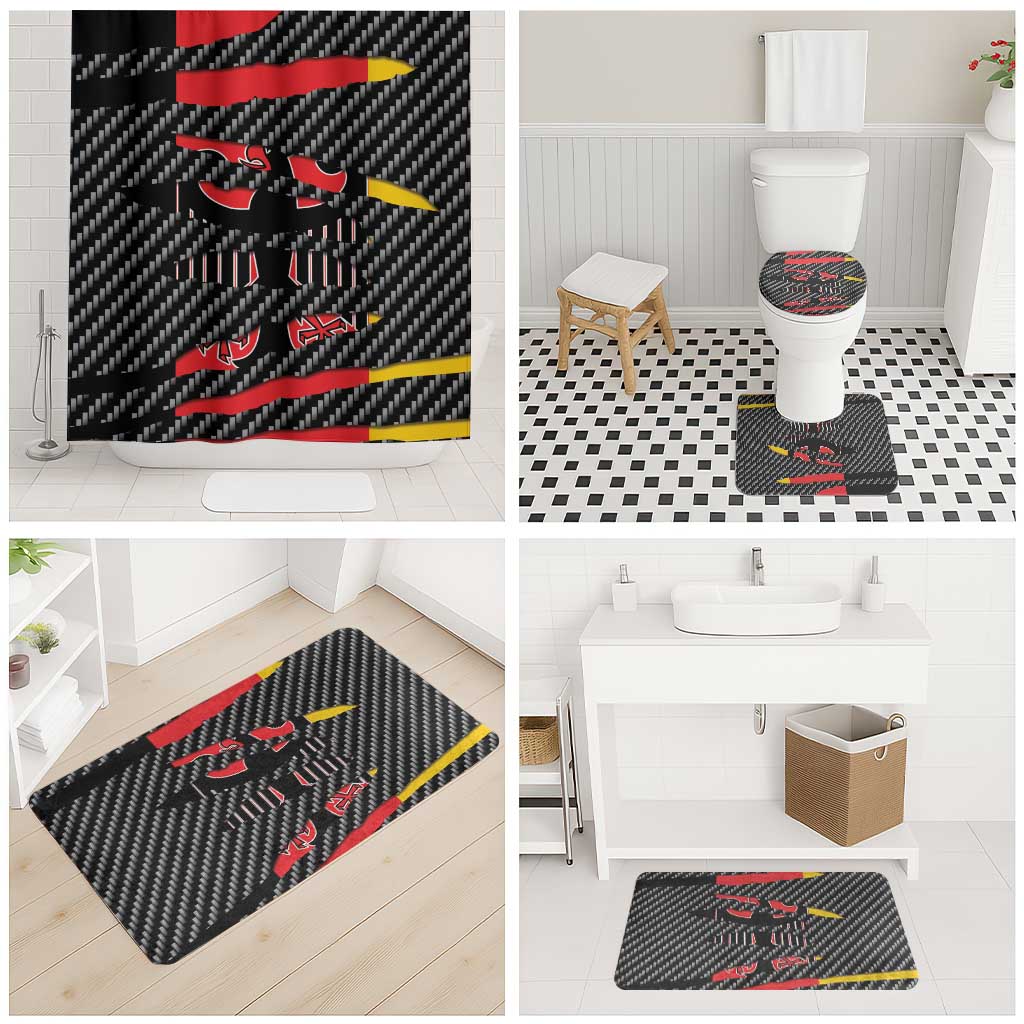Germany Beast Bathroom Set Ripped Flag Graphic - Wonder Print Shop