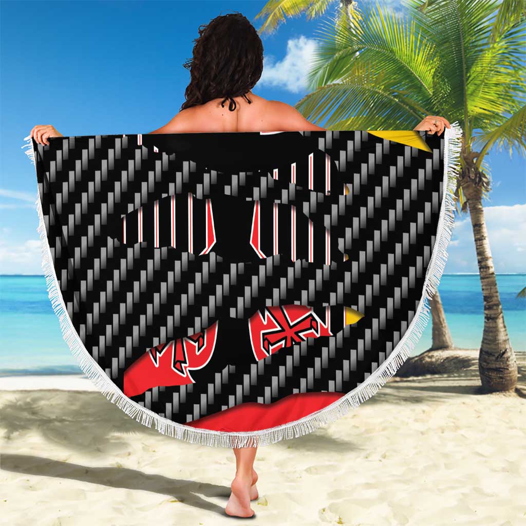 Germany Beast Beach Blanket Ripped Flag Graphic - Wonder Print Shop