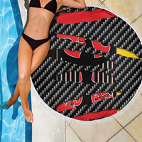 Germany Beast Beach Blanket Ripped Flag Graphic - Wonder Print Shop