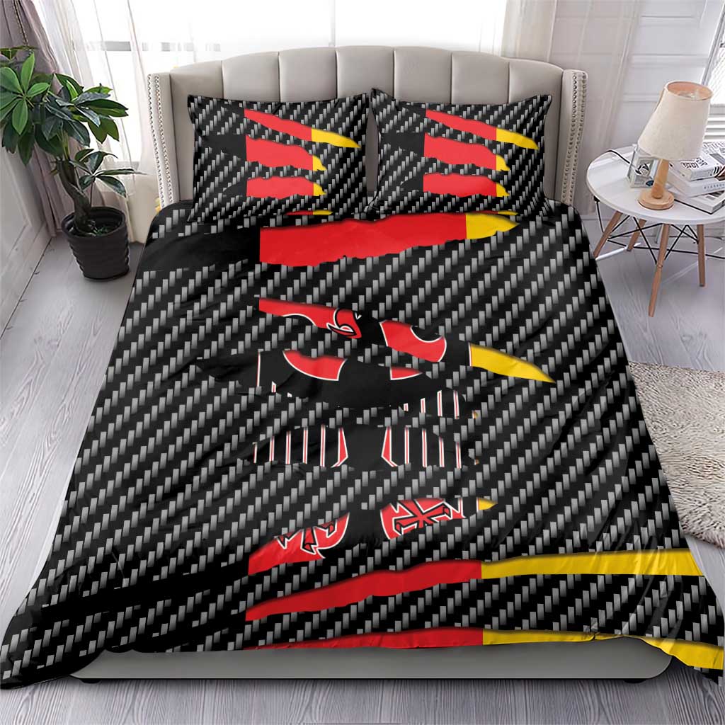 Germany Beast Bedding Set Ripped Flag Graphic - Wonder Print Shop