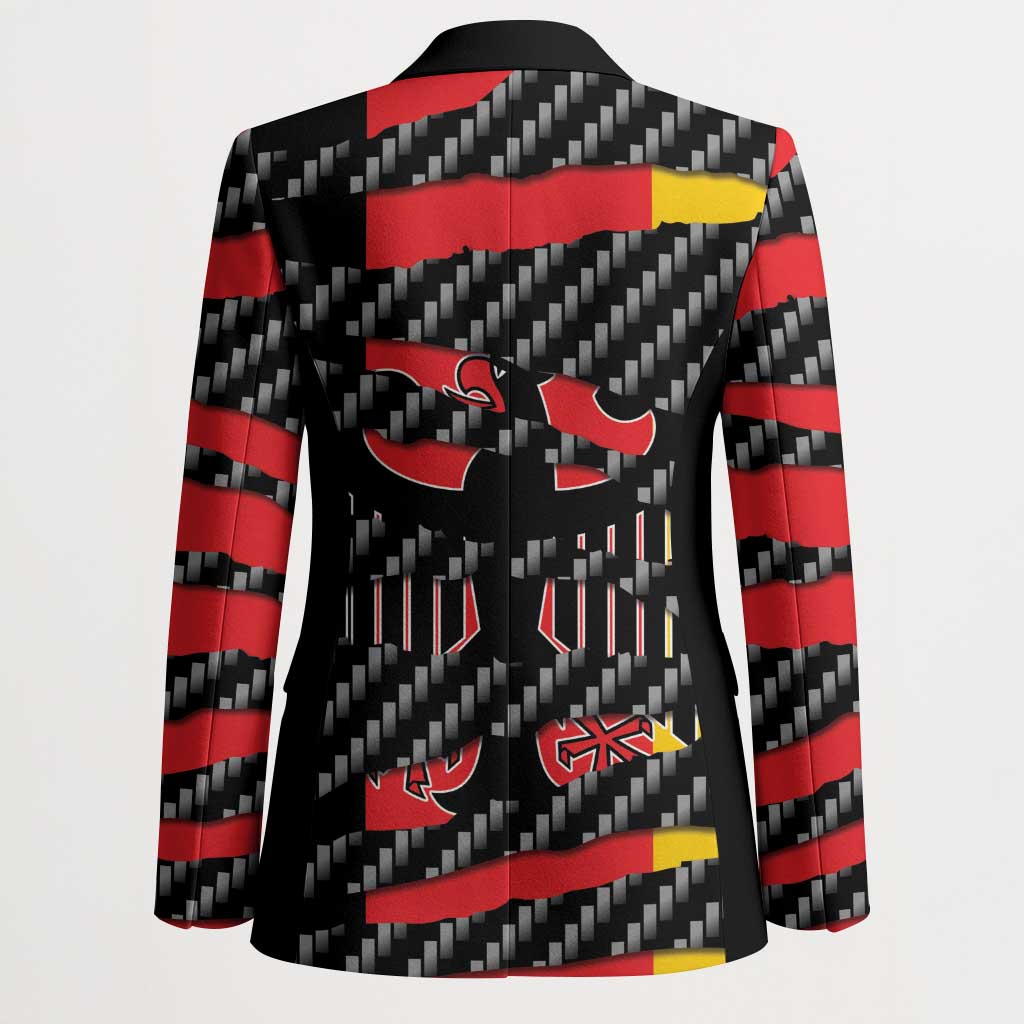 Germany Beast Blazer Ripped Flag Graphic - Wonder Print Shop