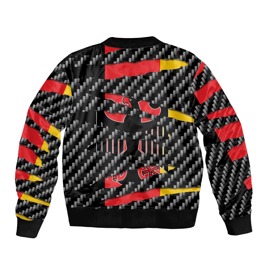 Germany Beast Bomber Jacket Ripped Flag Graphic - Wonder Print Shop