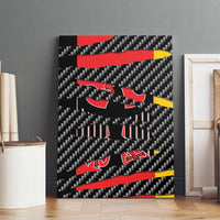 Germany Beast Canvas Wall Art Ripped Flag Graphic - Wonder Print Shop