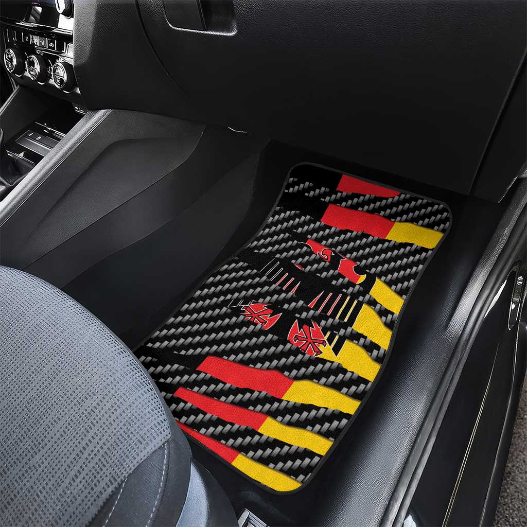 Germany Beast Car Mats Ripped Flag Graphic - Wonder Print Shop