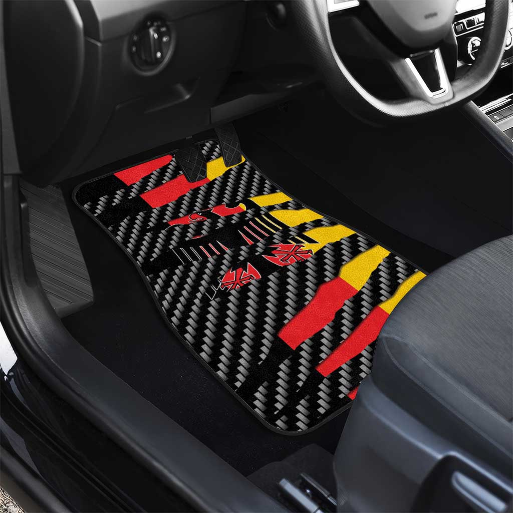 Germany Beast Car Mats Ripped Flag Graphic - Wonder Print Shop