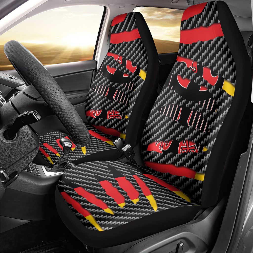 Germany Beast Car Seat Cover Ripped Flag Graphic - Wonder Print Shop