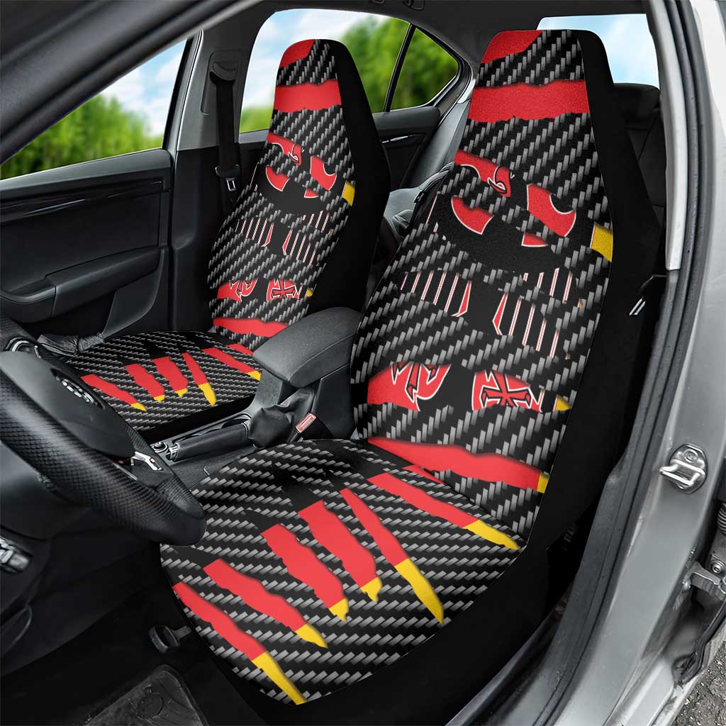 Germany Beast Car Seat Cover Ripped Flag Graphic - Wonder Print Shop