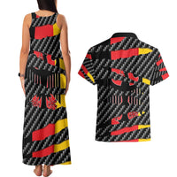 Germany Beast Couples Matching Tank Maxi Dress and Hawaiian Shirt Ripped Flag Graphic - Wonder Print Shop