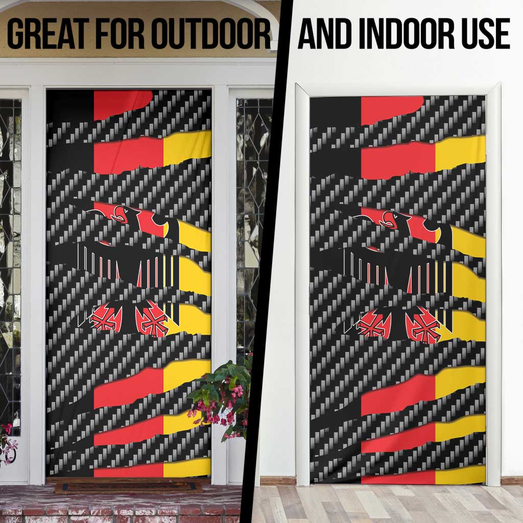 Germany Beast Door Cover Ripped Flag Graphic - Wonder Print Shop