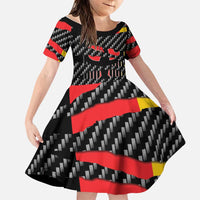 Germany Beast Family Matching Long Sleeve Bodycon Dress and Hawaiian Shirt Ripped Flag Graphic - Wonder Print Shop