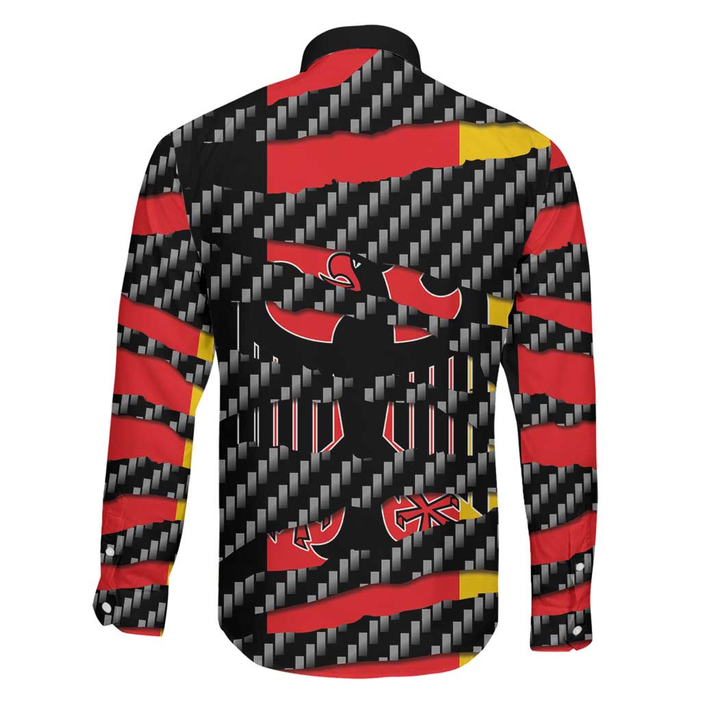 Germany Beast Family Matching Off Shoulder Short Dress and Hawaiian Shirt Ripped Flag Graphic - Wonder Print Shop