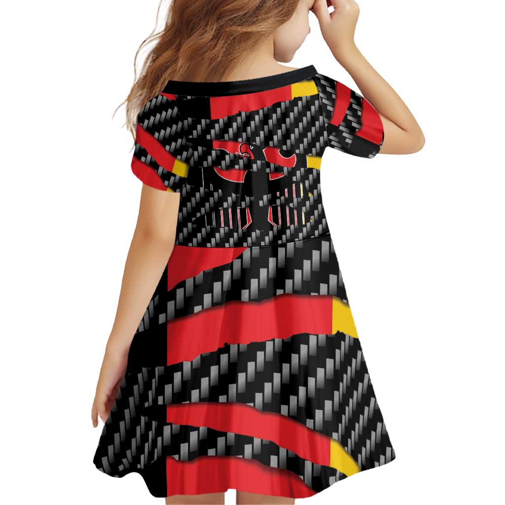 Germany Beast Family Matching Summer Maxi Dress and Hawaiian Shirt Ripped Flag Graphic - Wonder Print Shop