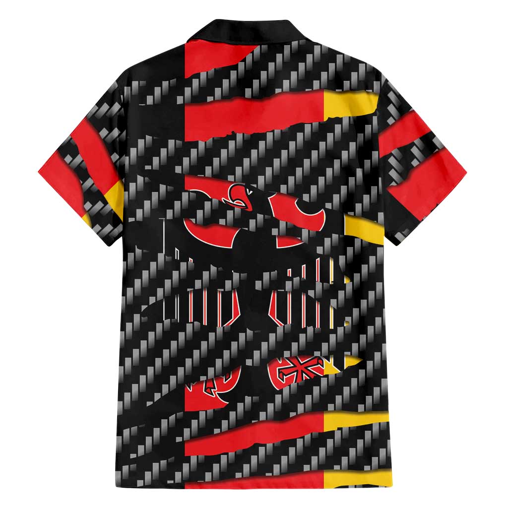 Germany Beast Family Matching Summer Maxi Dress and Hawaiian Shirt Ripped Flag Graphic - Wonder Print Shop