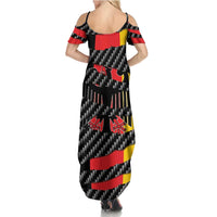 Germany Beast Family Matching Summer Maxi Dress and Hawaiian Shirt Ripped Flag Graphic - Wonder Print Shop